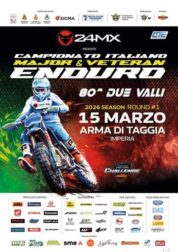 Immagine panoramica campionato enduro major veteran