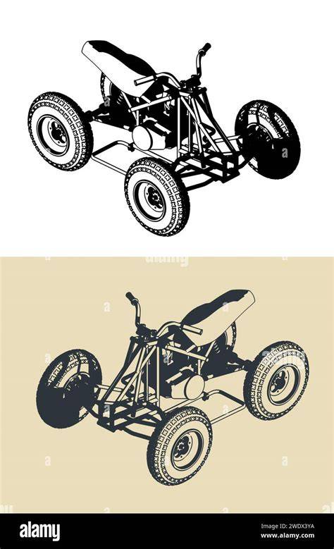 Immagine anteprima modelli vettoriali moto e quad ATV