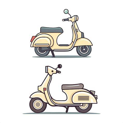 illustrazione Vespa scocca portante