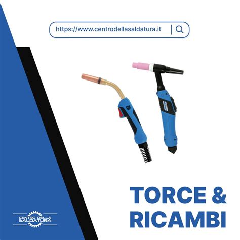 Selezione di accessori per saldatura TIG