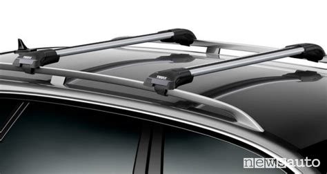 Schema di fissaggio barre portapacchi su corrimano