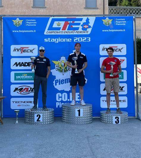 Podio Junior Enduro gara regionale