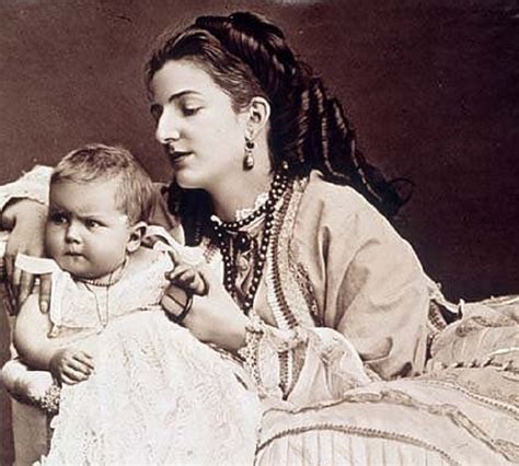 Fotografia d'epoca di Edoardo Bianchi con la Regina Margherita