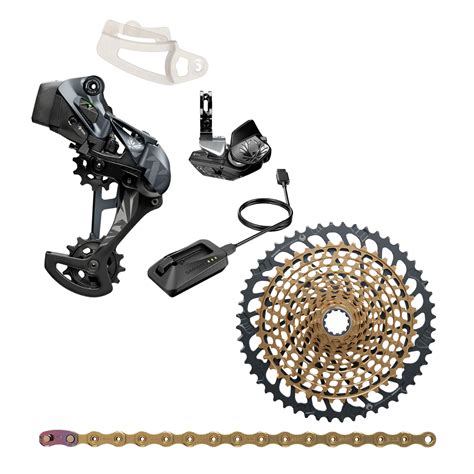 Schema tecnico della catena SRAM XX1 Eagle Gold con tecnologia X-Sync