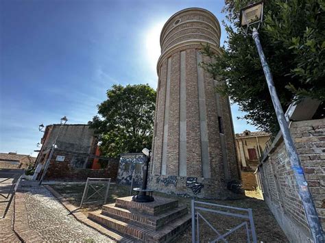 Mondolfo canaliera panoramica (grafico museo locale)