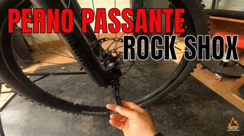 Schema di un perno passante per bicicletta