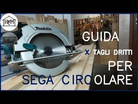 Guida strumenti per tagli dritti