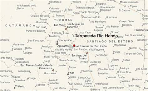mapa circuito Termas de Rio Hondo