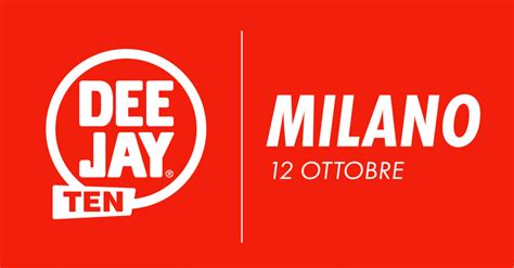 Manifesto evento DeeJay Ten