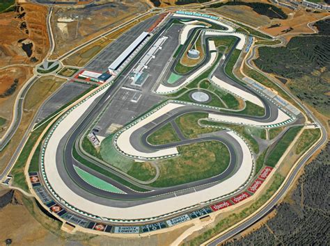 Panoramica circuito Portimão vista dall'alto