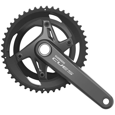 Schema di una guarnitura Shimano con tecnologia Hollowtech II