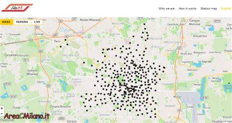 infografica rete bikeMi Milano copertura oraria stazioni