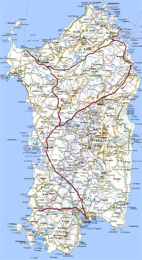 mappa incidente stradale ciclismo sardegna carbonia
