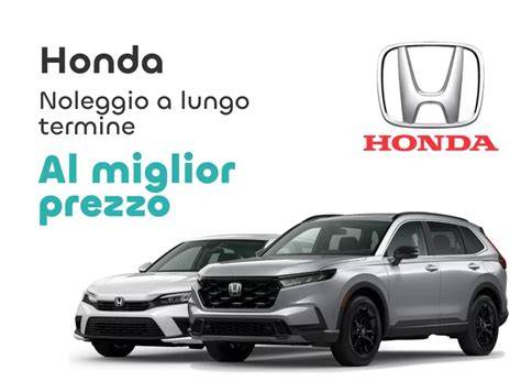 mappa modelli Honda noleggio lungo termine