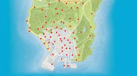 evocativa mappa delle zone vendita GTA