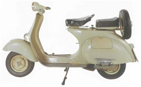 Immagine storica Vespa 125 1958 - carrozzeria a due semigusci
