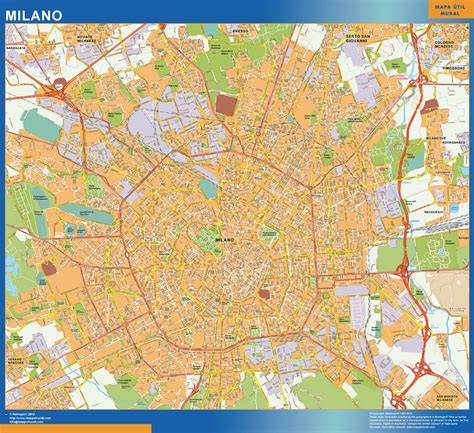 mappa geografica Milano Nord
