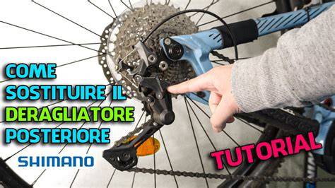 schema di installazione deragliatore MTB