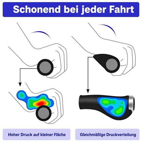 Ergonomische MTB-Sattel-Druckverteilung