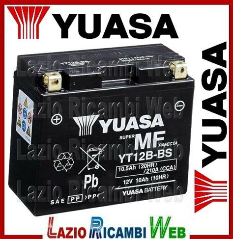 batteria Yuasa YT12B schema tecnologia