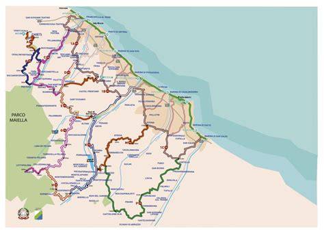 mappa della rete ciclabile veneziana