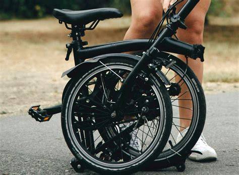bici pieghevole ingombro e chiusura