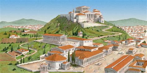 Ricostruzione di un'antica città greca