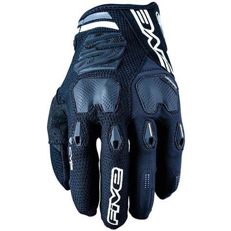 Guanti enduro Five E2 sul manubrio