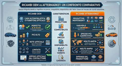 Parafango originale vs aftermarket confronto grafico