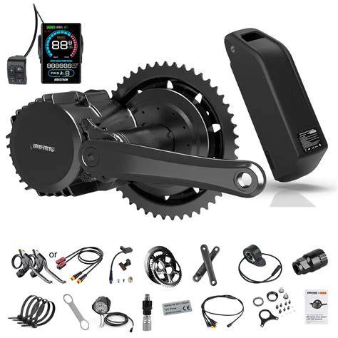 kit conversione mtb motore mid-drive e batteria