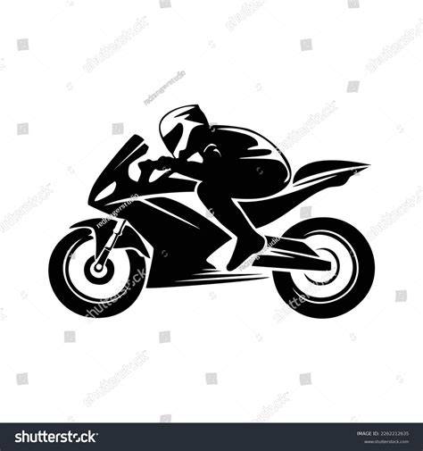 disegno di motociclista stilizzato