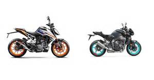 Confronto KTM MT-10 e Yamaha MT-10