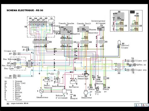 Schema anatomico scooter