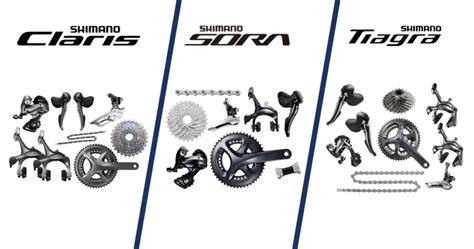 grafico confronto tra gruppi Shimano Claris e Sora
