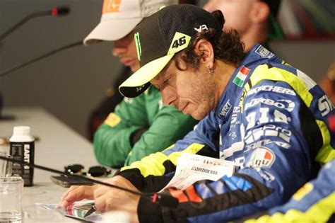 Valentino Rossi in conferenza stampa a Austin