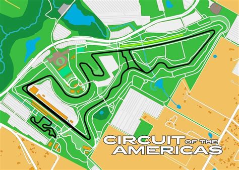 Mappa del Circuit of the Americas