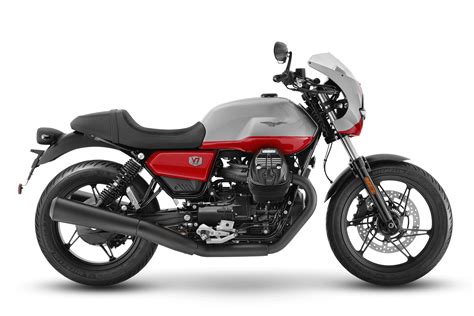 Moto Guzzi con luci a LED bianche