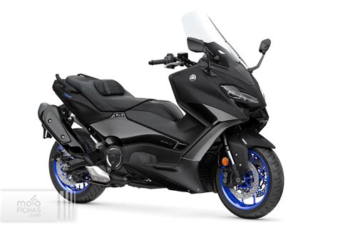 Schema del TMAX 530 con evidenziati i punti di fissaggio del paracatena