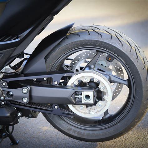 Vista del parafango posteriore Ermax installato sul TMAX 530