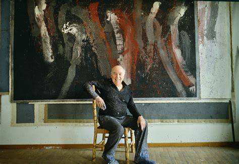 ritratto di Toti Scialoja e opere degli anni Cinquanta
