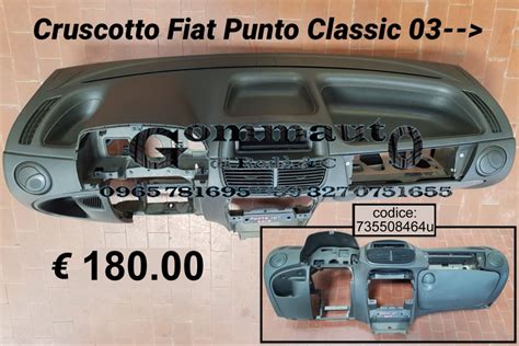 immagine cruscotto fiat punto classic natural power