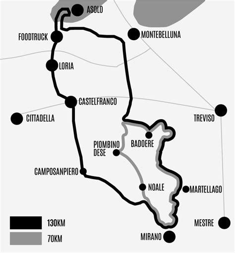 mappa percorso MiAMi gravel 310 km