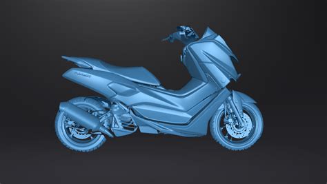 Schema di uno scooter Yamaha Booster con le diverse parti della carena evidenziate
