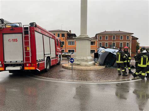 descrizione sezione luogo incidente rotonda Melzo