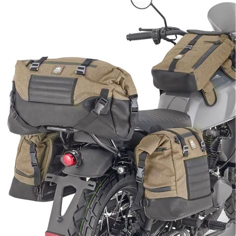 moto con borse laterali morbide