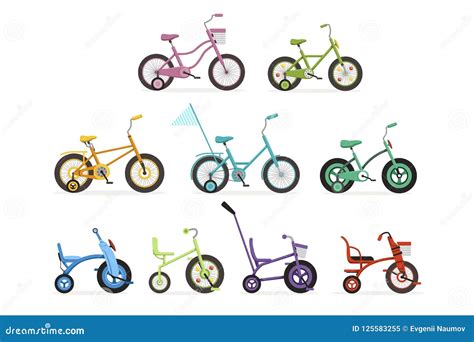 Biciclette di vario tipo su uno scaffale