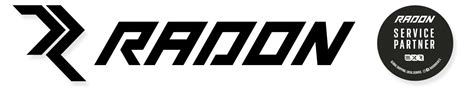 Logo Radon Bikes con una bicicletta da corsa sullo sfondo