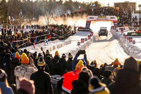 Scenario innevato del Rally di Svezia