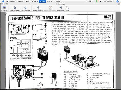 Smontaggio e accessibilità del motorino tergicristallo (schema)