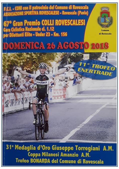 mappa percorso Gran Premio Colli Rovescalesi